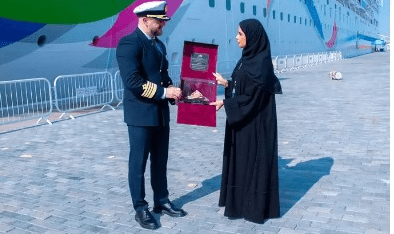 The Norwegian Dawn marks its first appearance in the region as it debuts at Doha Port in Qatar.