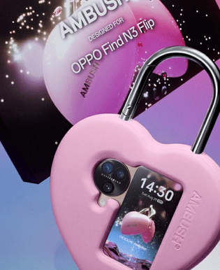 “Unleash Your Style with the OPPO X AMBUSH Flipped Padlock: The Ultimate Fashion Upgrade for Your OPPO Find N3 Flip!