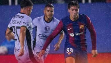 Barcelona suffers a 2-3 loss to Club América in Dallas.